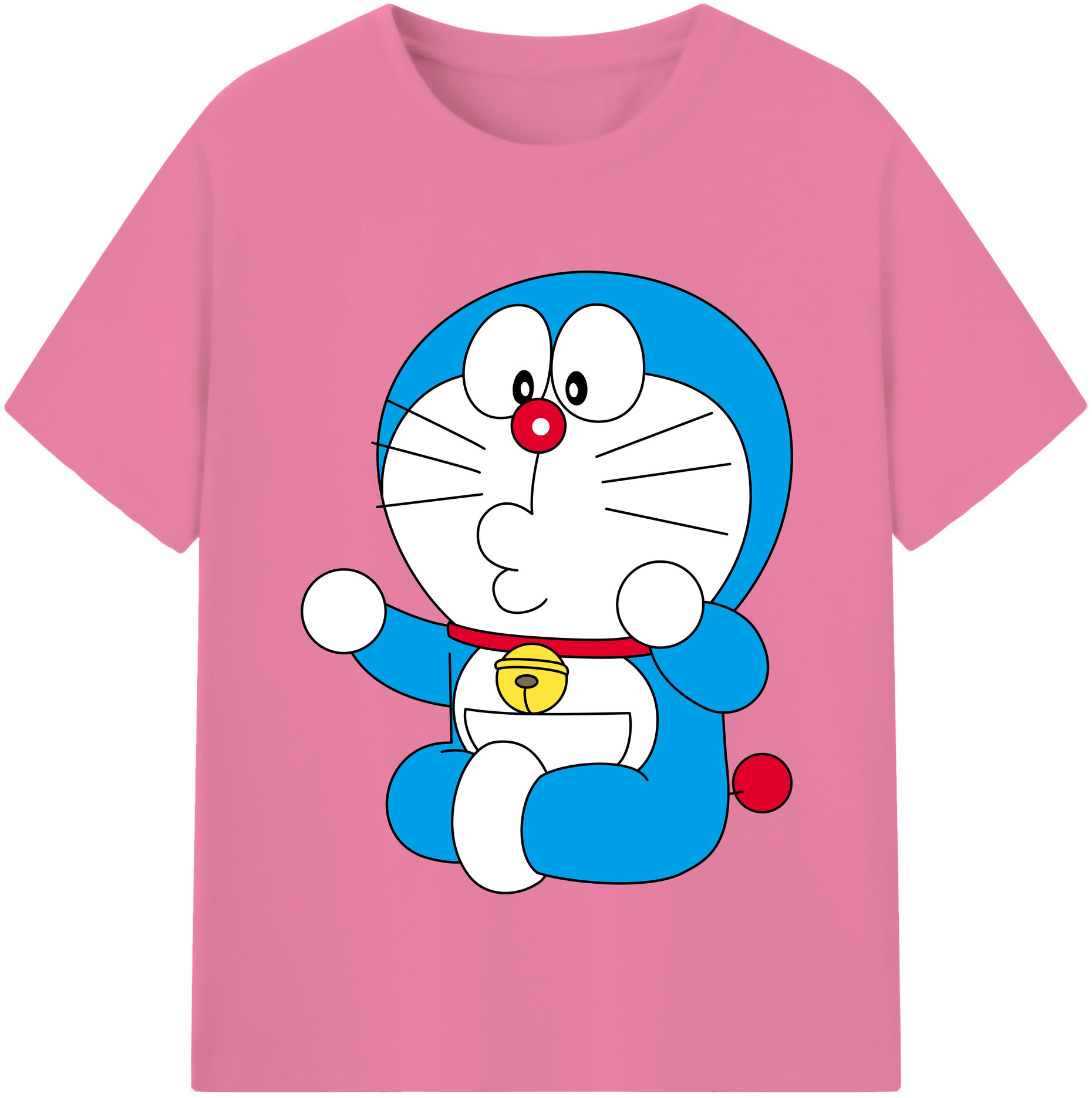 （画像用） ドラえもん Doraemon 綿100％半袖Tシャツ（フロントプリント）